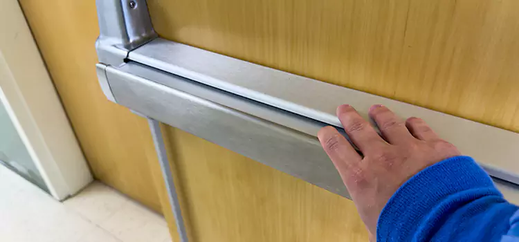 Installing a Push Bar on a Door Norwood